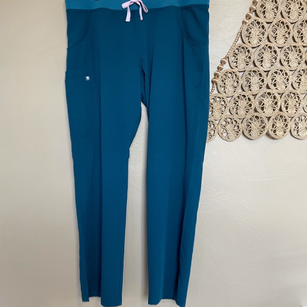 Figs  Kade™ Cargo Scrub Pants, Teal, Size XL, Tall